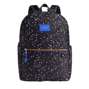 NWT State Kane Kids Large Double Pocket Backpack In Speckled